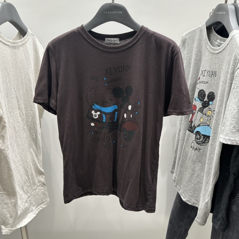 TARABY MOTION韓國代購㊣女士新品真品25秋冬休閑時尚職業T恤TARABY MOTIONT恤圖色2
