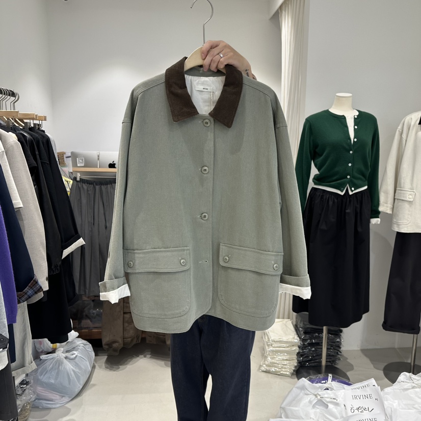 IRVINE東大門㊣直郵女士新品職業時尚人氣休閑真品熱賣夾克IRVINE夾克圖色2