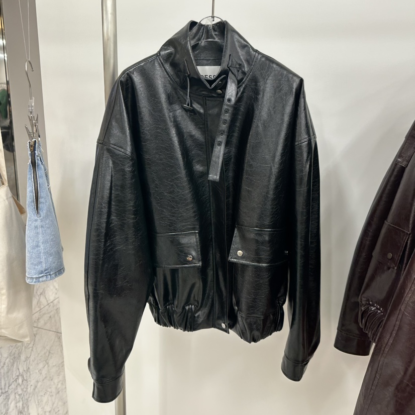 TOPDRESSING韓國直郵㊣女士新品25秋冬真品時尚人氣熱賣夾克TOPDRESSING夾克圖色2