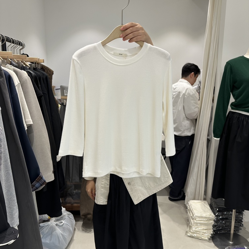 IRVINE東大門㊣直郵女士新品25秋冬人氣真品職業休閑時尚T恤IRVINET恤圖色1