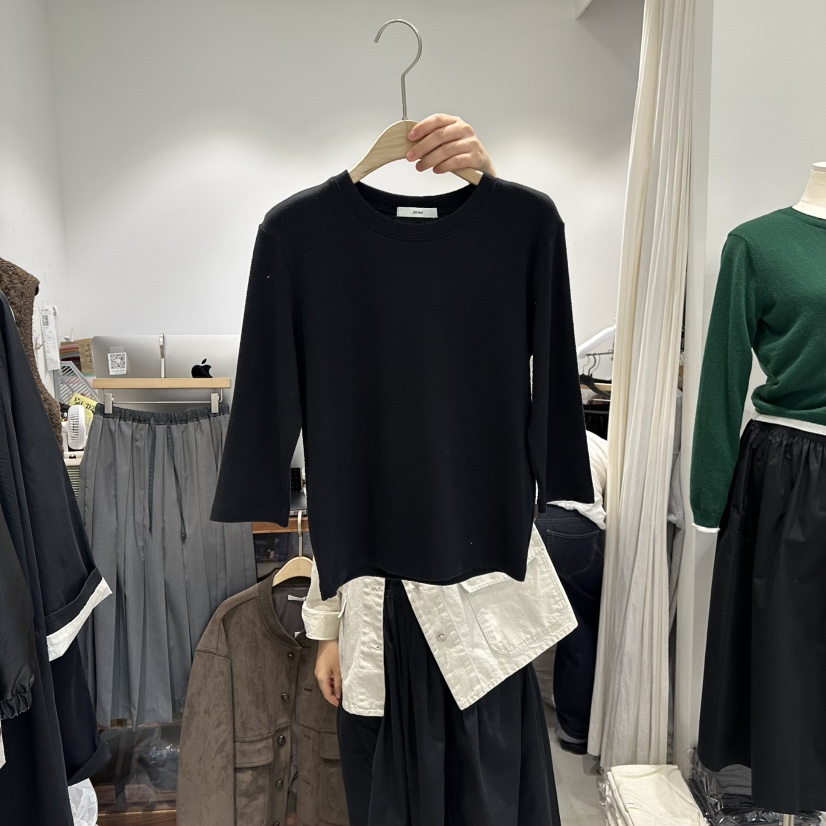 IRVINE東大門㊣直郵女士新品25秋冬人氣真品職業休閑時尚T恤IRVINET恤圖色5