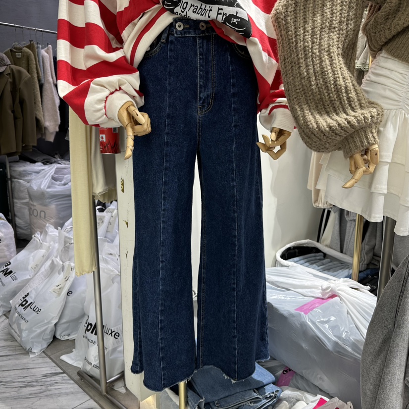 J.RITZY韓國直郵㊣女裝新品職業時尚熱賣25秋冬推薦牛仔褲J.RITZY牛仔褲圖色1