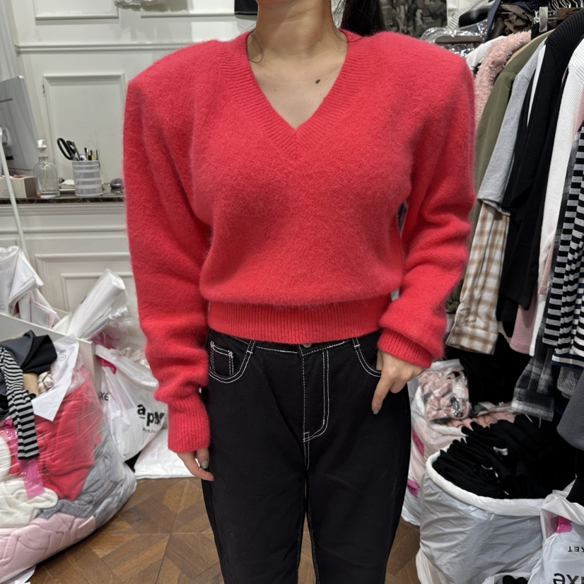 J.RITZY韓國代購㊣女士新款休閑25秋冬人氣時尚職業針織衫J.RITZY針織衫圖色1