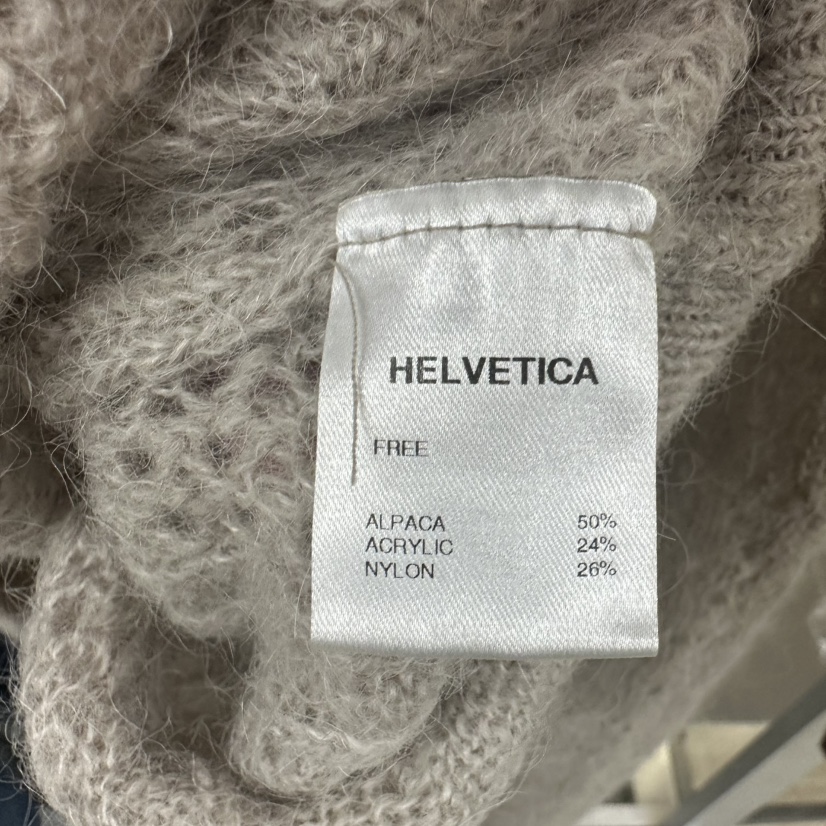 HELVETICA東大門㊣直郵女士新款真品熱賣推薦針織衫圍巾開衫HELVETICA針織衫