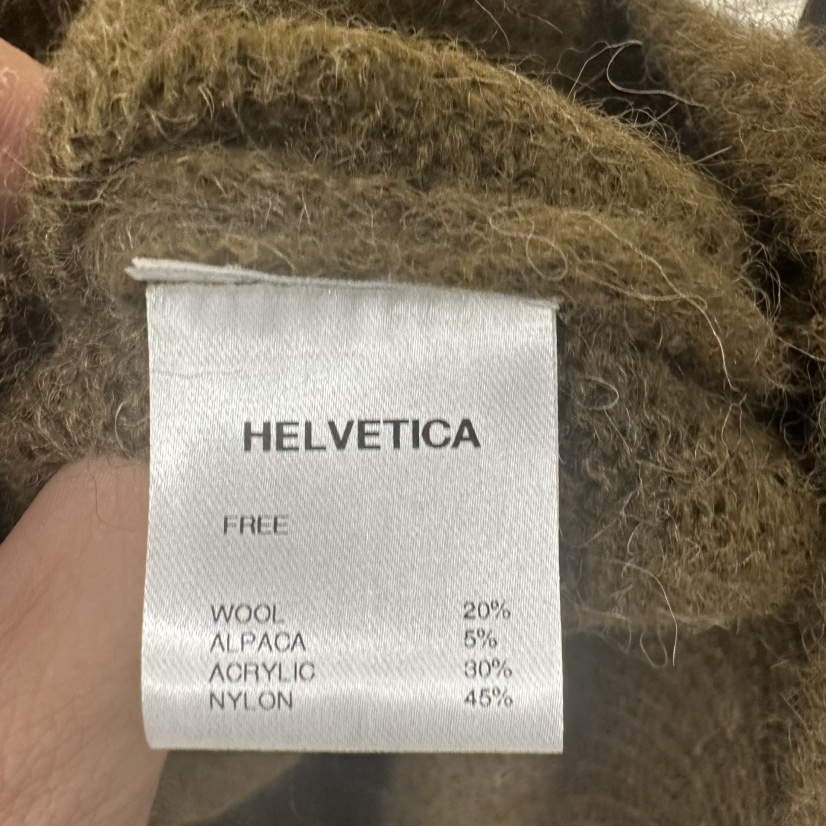 HELVETICA韓國代購㊣女裝新品熱賣人氣時尚推薦25秋冬針織衫HELVETICA針織衫