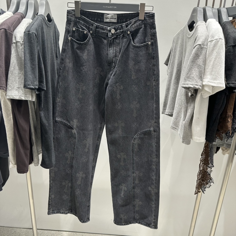 TARABY MOTION韓國直郵㊣女裝新品推薦真品熱賣人氣牛仔褲TARABY MOTION牛仔褲圖色1