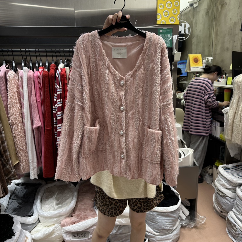 RUNWAY-런웨이東大門㊣代購女裝新款25秋冬人氣休閑真品夾克RUNWAY夾克圖色2