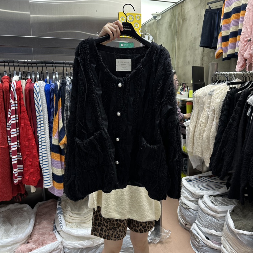 RUNWAY-런웨이東大門㊣代購女裝新款25秋冬人氣休閑真品夾克RUNWAY夾克圖色3