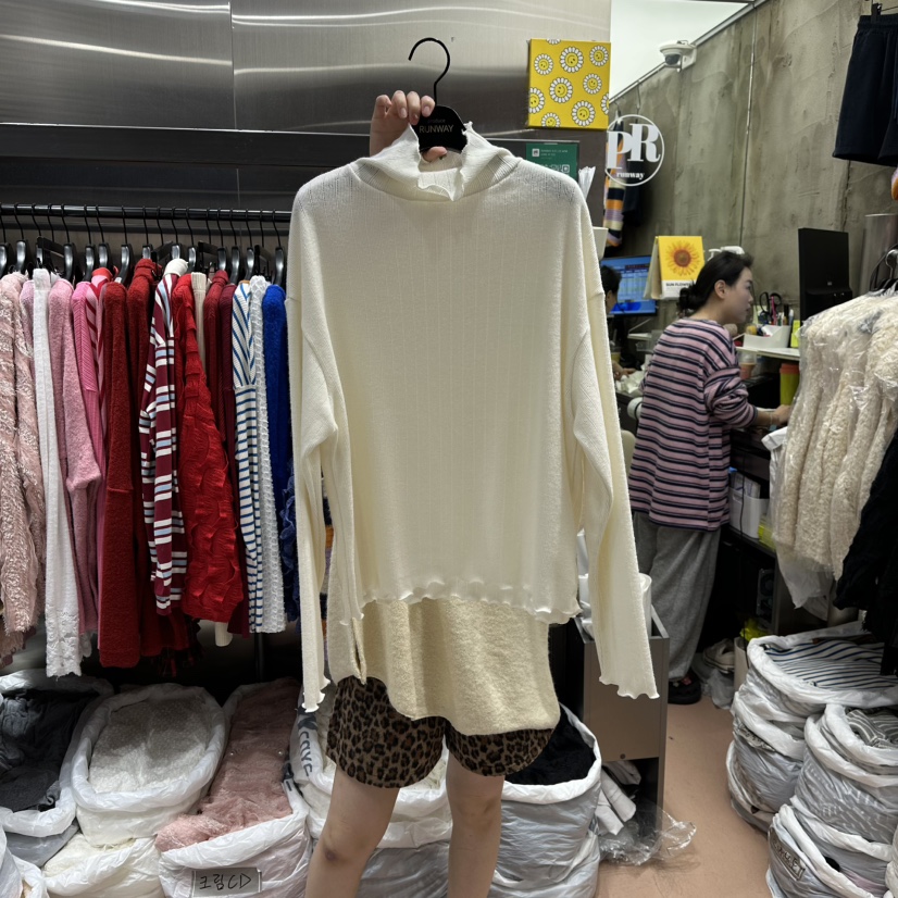 RUNWAY-런웨이韓國直郵㊣女裝新款職業25秋冬休閑推薦長袖T恤RUNWAY長袖T恤圖色1