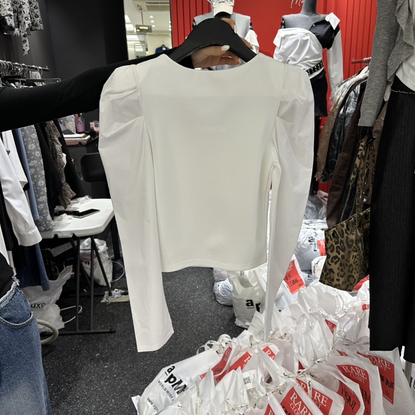RARE CLOSET東大門㊣實拍女裝新品25秋冬時尚推薦襯衫蕾絲衫RARE CLOSET襯衫/蕾絲衫