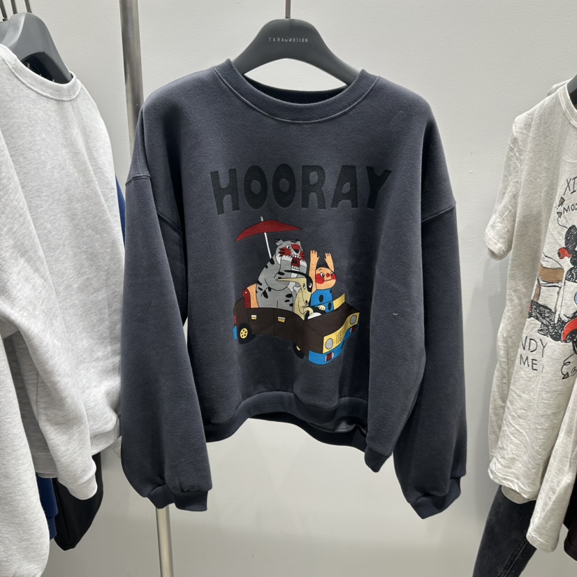 TARABY MOTION東大門㊣直郵女裝新款真品25秋冬人氣時尚衛衣TARABY MOTION衛衣圖色4