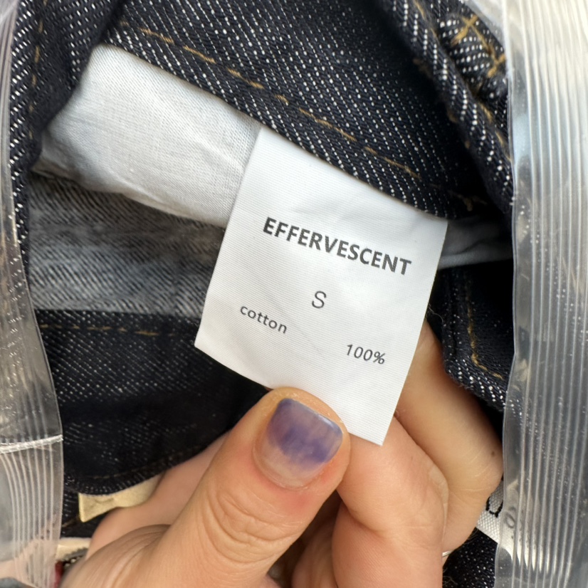 EFFERVESCENT韓國代購㊣女士新品熱賣時尚休閑推薦真品牛仔褲evc/effervescent牛仔褲