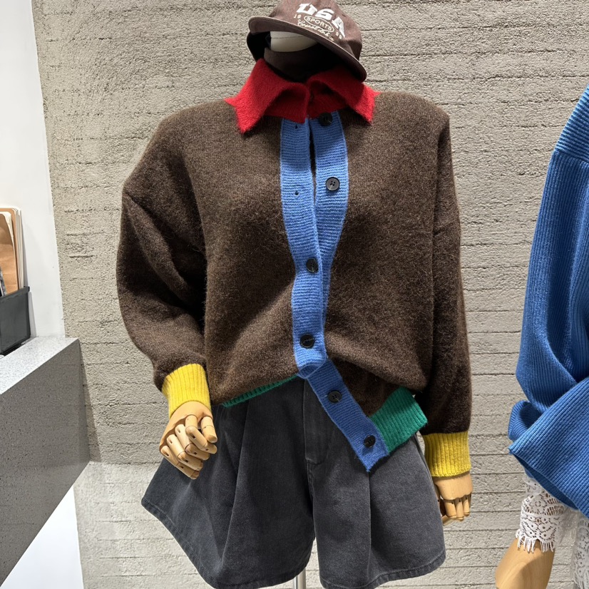 JUNI東大門㊣實拍女士新品真品推薦人氣職業時尚熱賣針織衫my juni針織衫圖色2