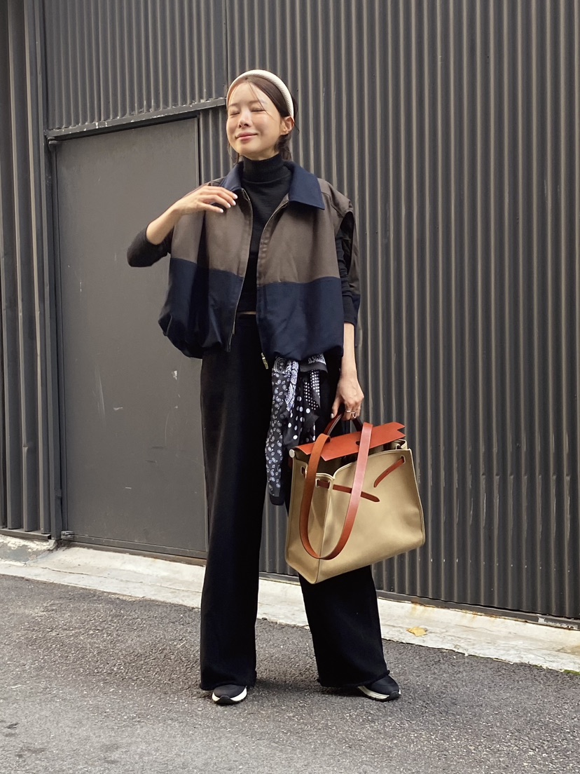 BUTTER-P東大門㊣實拍女士新品人氣休閑推薦25秋冬馬甲拼色鴨BUTTER-P馬甲