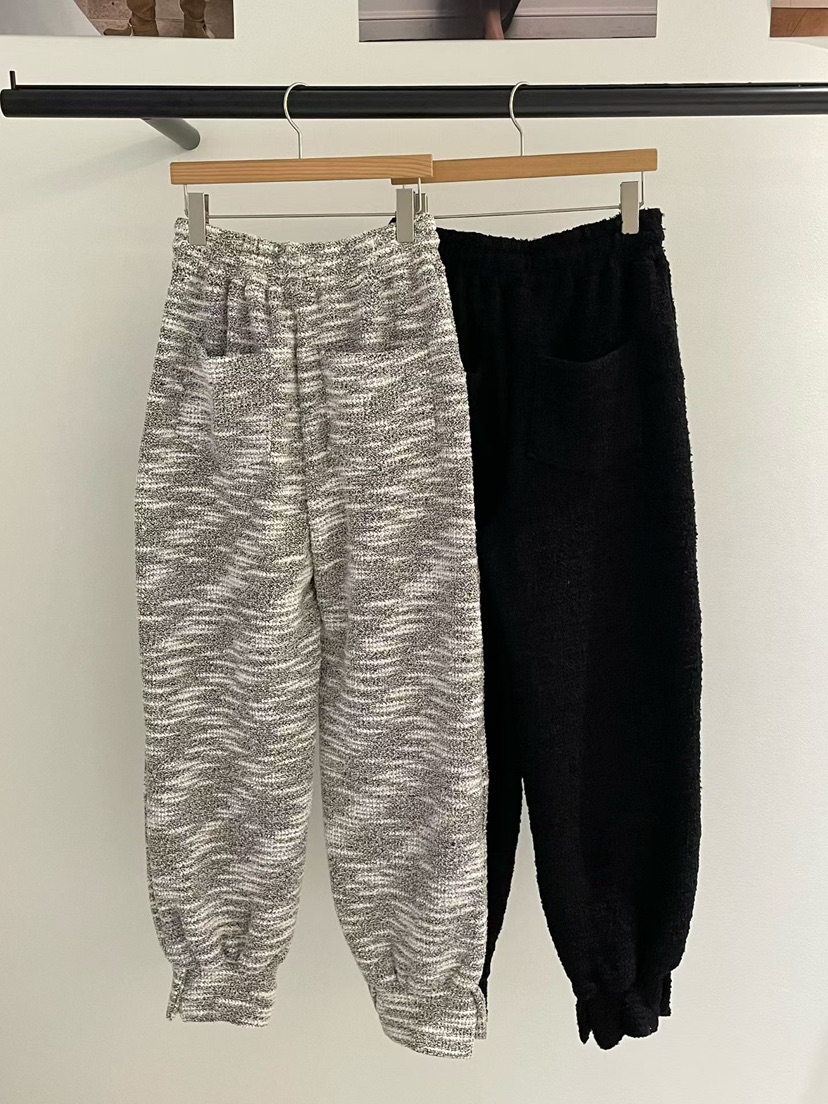 BUTTER-P東大門㊣直郵女士新品25秋冬熱賣真品休閑褲粗花呢BUTTER-P休閑褲