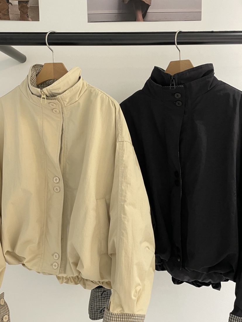 BUTTER-P東大門㊣直郵女士新款時尚真品推薦短款羽絨服拉鏈鴨BUTTER-P短款羽絨服