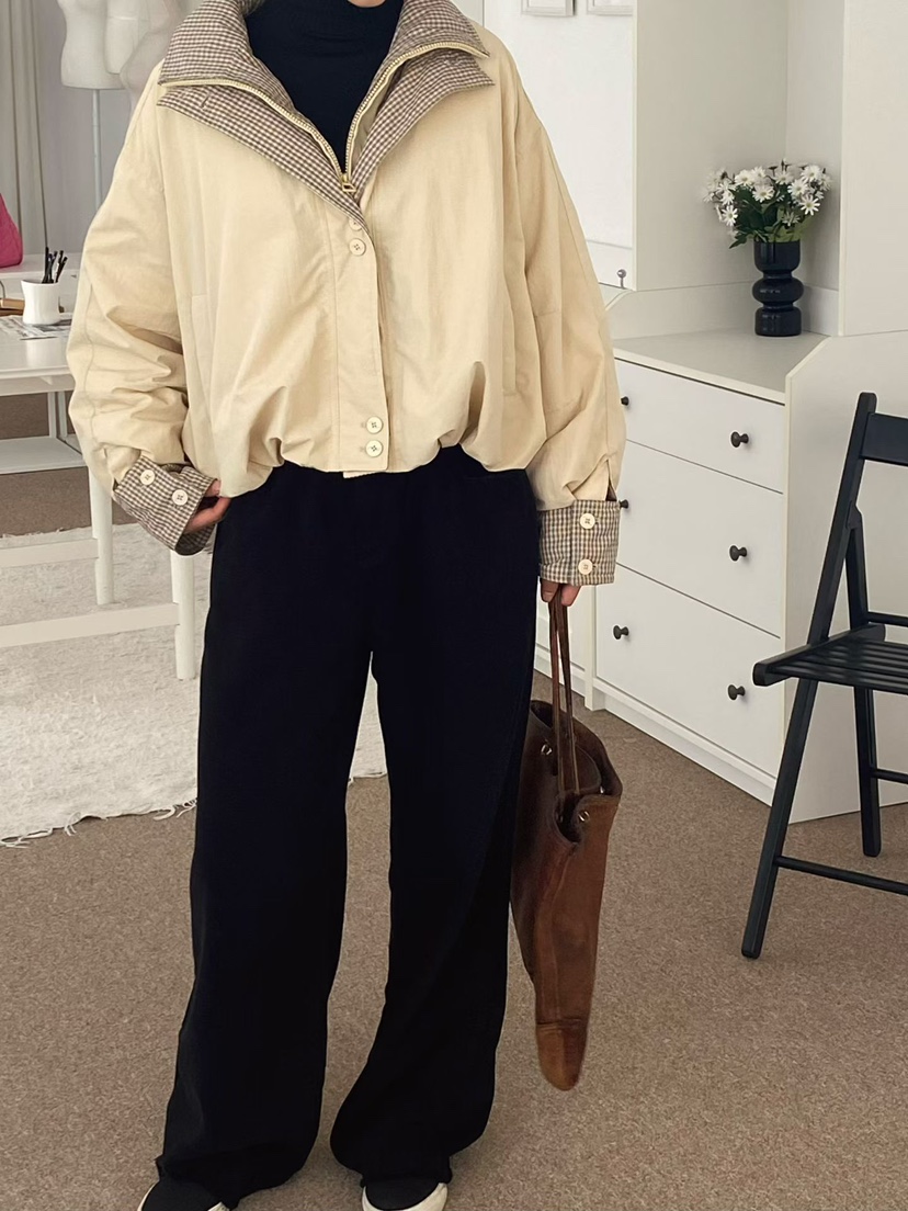 BUTTER-P東大門㊣直郵女士新款時尚真品推薦短款羽絨服拉鏈鴨BUTTER-P短款羽絨服