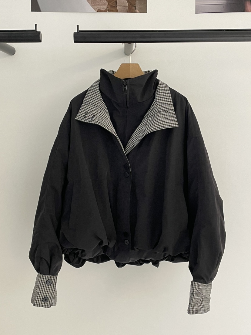 BUTTER-P東大門㊣直郵女士新款時尚真品推薦短款羽絨服拉鏈鴨BUTTER-P短款羽絨服圖色1