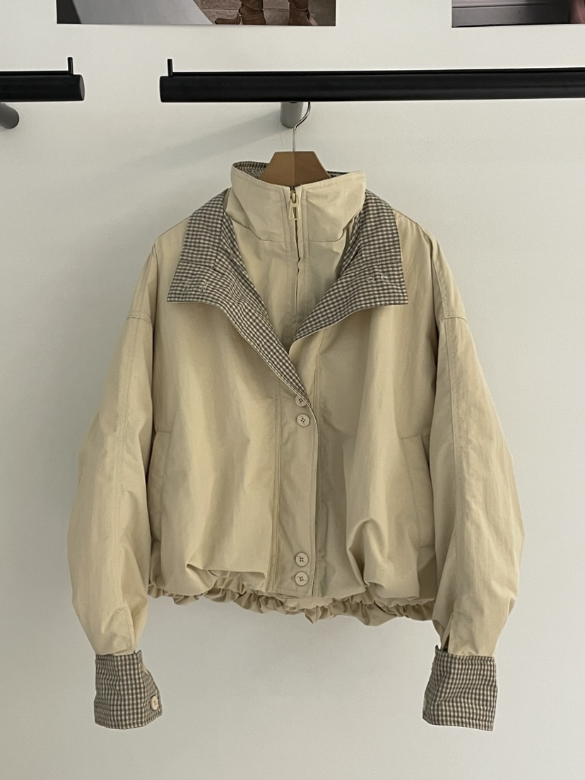 BUTTER-P東大門㊣直郵女士新款時尚真品推薦短款羽絨服拉鏈鴨BUTTER-P短款羽絨服圖色2