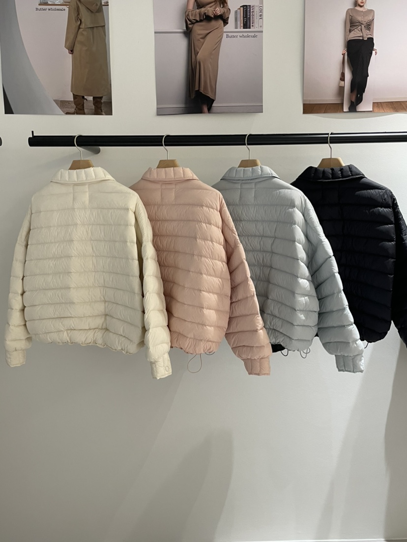 BUTTER-P韓國直郵㊣女裝新品人氣推薦熱賣職業短款羽絨服填充BUTTER-P短款羽絨服