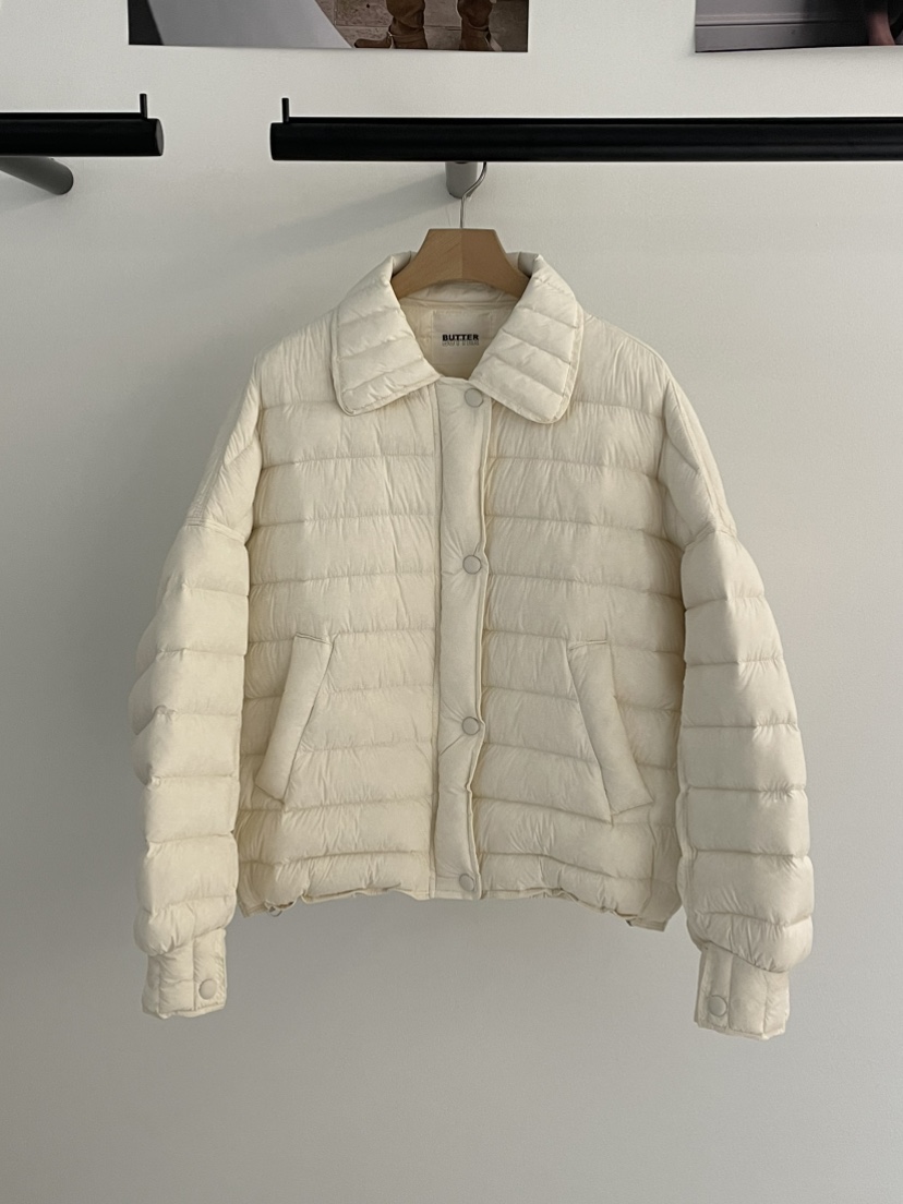 BUTTER-P韓國直郵㊣女裝新品人氣推薦熱賣職業短款羽絨服填充BUTTER-P短款羽絨服圖色1