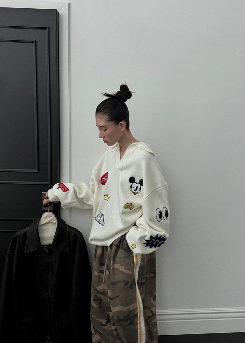 OURWAVE/OUR ROOM韓國代購㊣女士新品真品25秋冬休閑針織衫Our Wave/Our Room針織衫