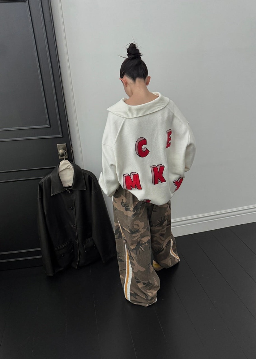 OURWAVE/OUR ROOM韓國代購㊣女士新品真品25秋冬休閑針織衫Our Wave/Our Room針織衫