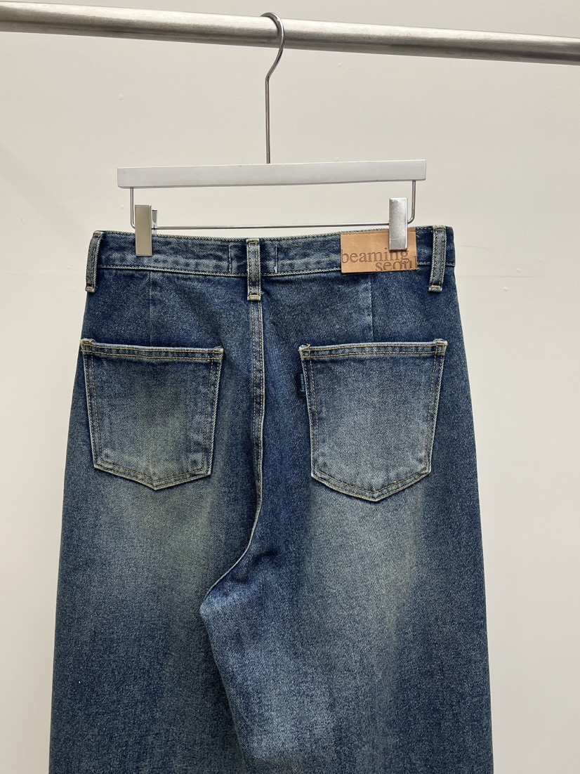 BEAMING SEOUL東大門㊣直郵女士新品熱賣推薦真品時尚牛仔褲BEAMING SEOUL牛仔褲