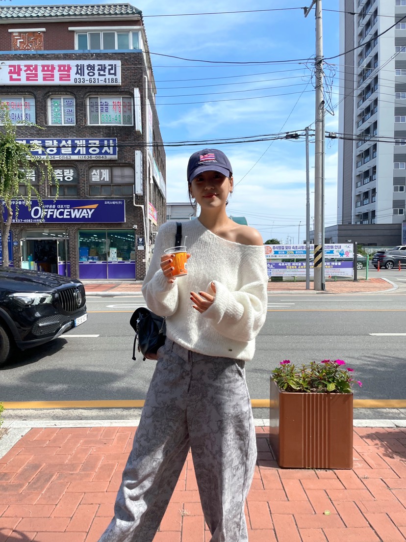 GLITTER韓國代購㊣女裝新品休閑真品25秋冬時尚職業人氣針織衫GLITTER針織衫