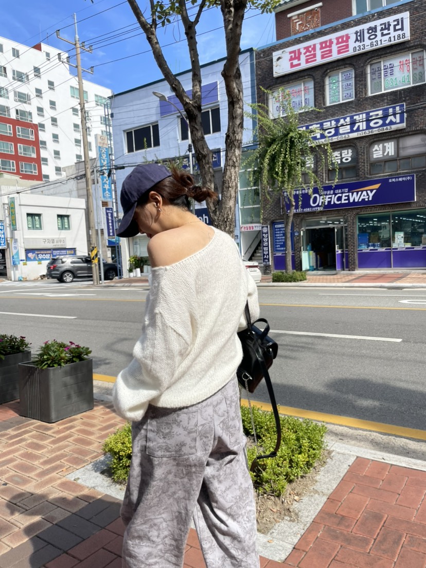 GLITTER韓國代購㊣女裝新品休閑真品25秋冬時尚職業人氣針織衫GLITTER針織衫