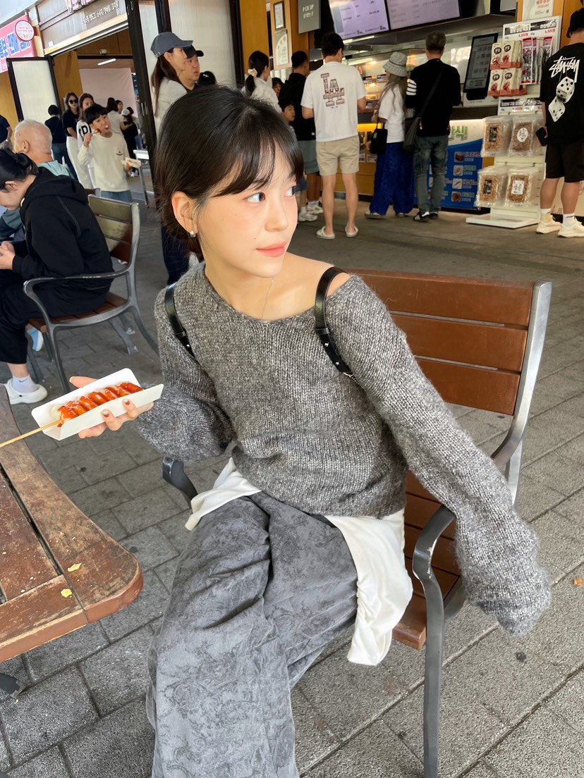 GLITTER韓國代購㊣女裝新品休閑真品25秋冬時尚職業人氣針織衫GLITTER針織衫