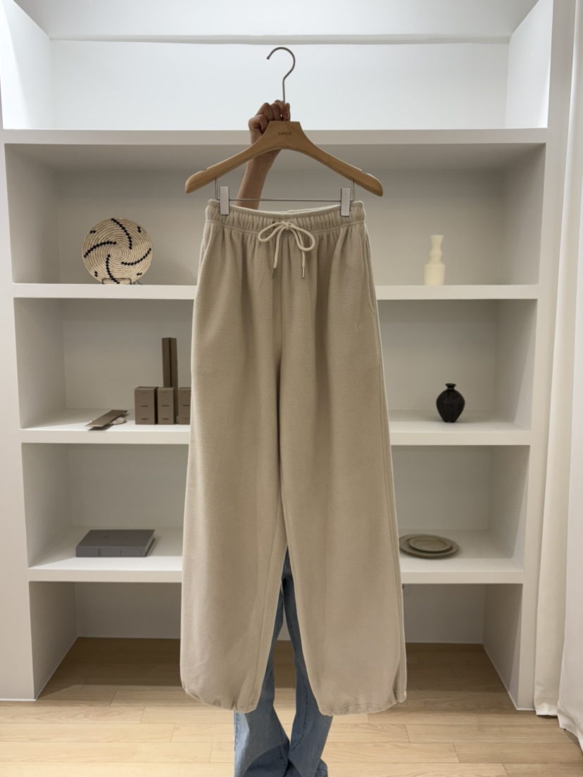 LANCH韓國直郵㊣女士新款真品時尚休閑人氣熱賣厚正裝褲羊毛LANCH厚正裝褲圖色1
