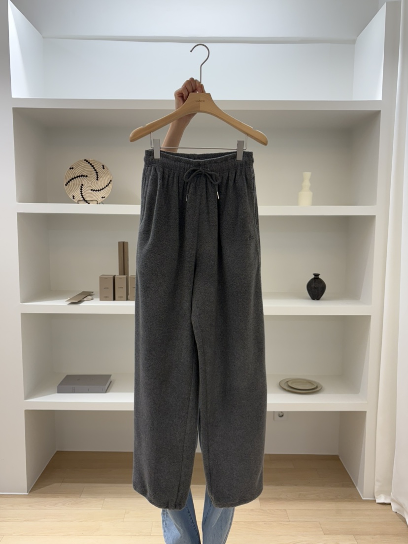 LANCH韓國直郵㊣女士新款真品時尚休閑人氣熱賣厚正裝褲羊毛LANCH厚正裝褲圖色2