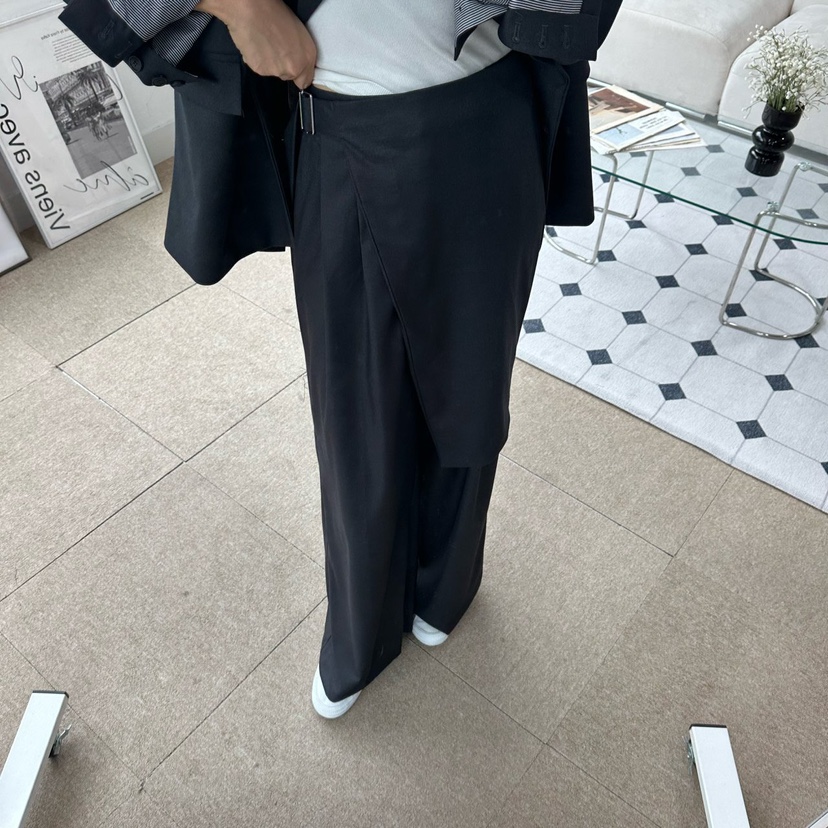 SOUIT韓國代購㊣女裝新品熱賣人氣真品推薦時尚職業25秋冬裙褲SOUIT by mabel-L裙褲