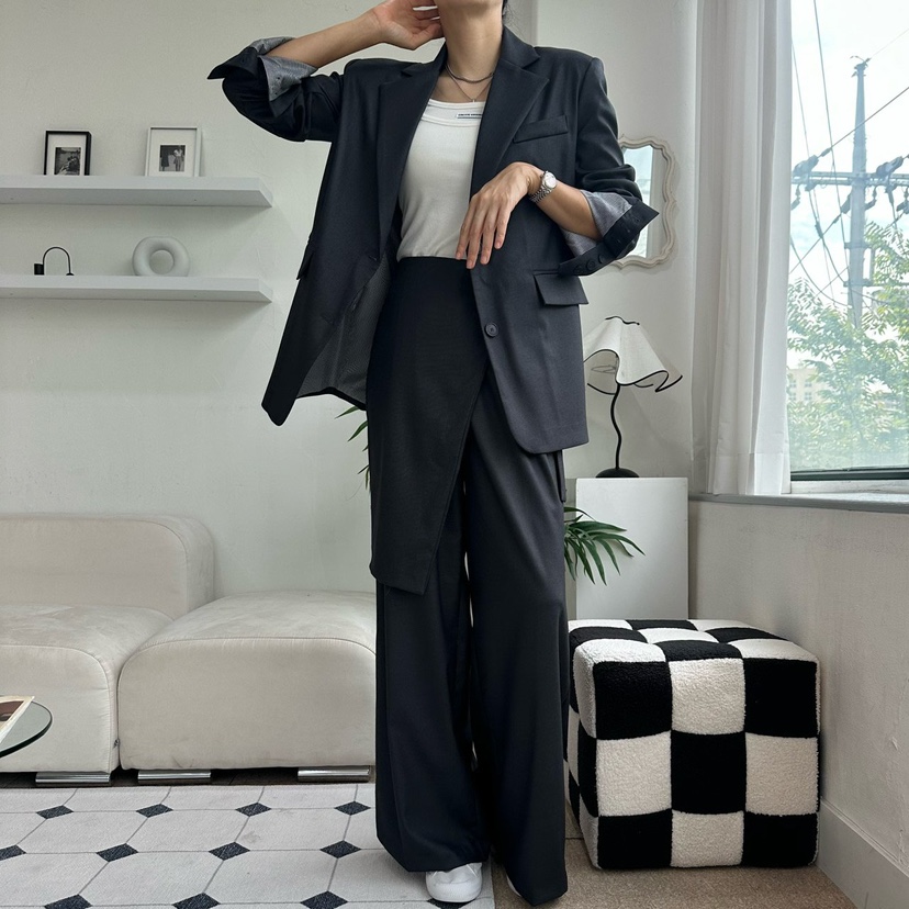 SOUIT韓國代購㊣女裝新品熱賣人氣真品推薦時尚職業25秋冬裙褲SOUIT by mabel-L裙褲圖色1