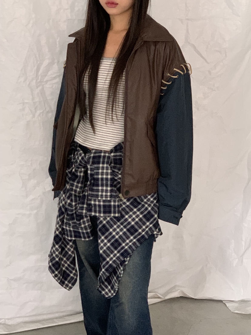 SUNDER MARKET東大門㊣代購女士新品真品25秋冬人氣熱賣夾克SUNDER MARKET夾克