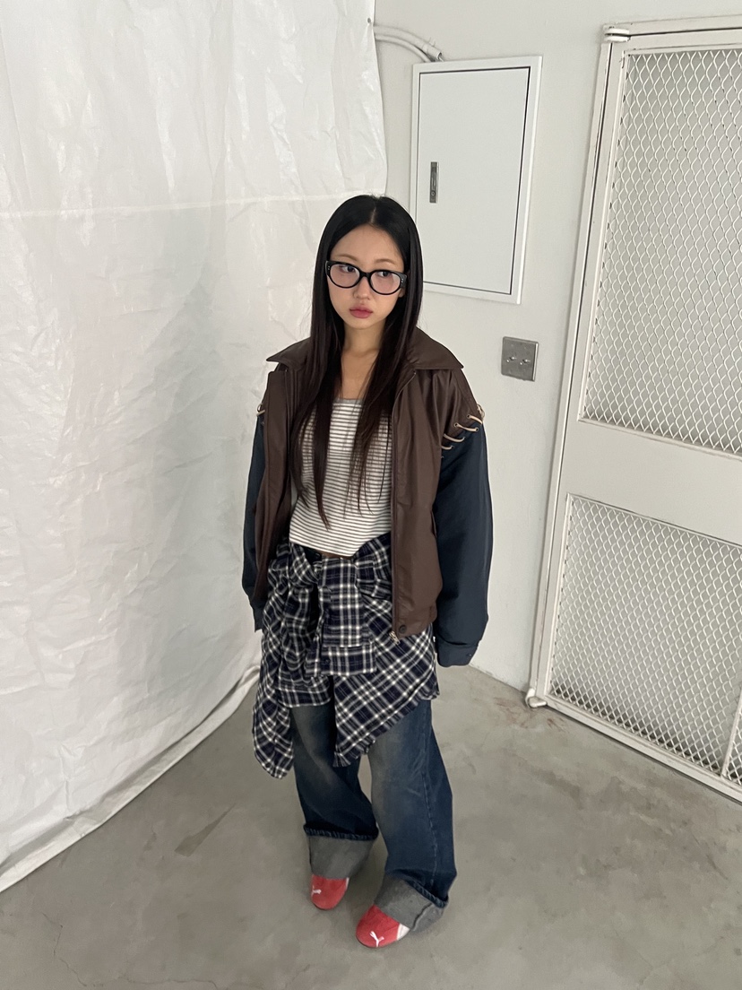 SUNDER MARKET東大門㊣代購女士新品真品25秋冬人氣熱賣夾克SUNDER MARKET夾克
