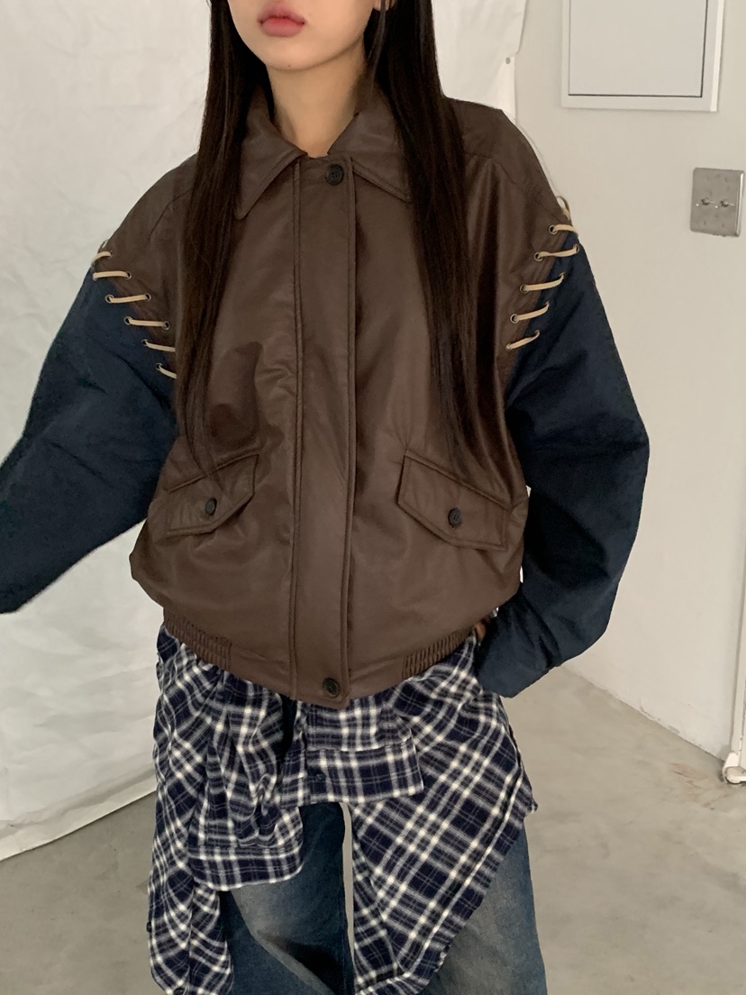 SUNDER MARKET東大門㊣代購女士新品真品25秋冬人氣熱賣夾克SUNDER MARKET夾克