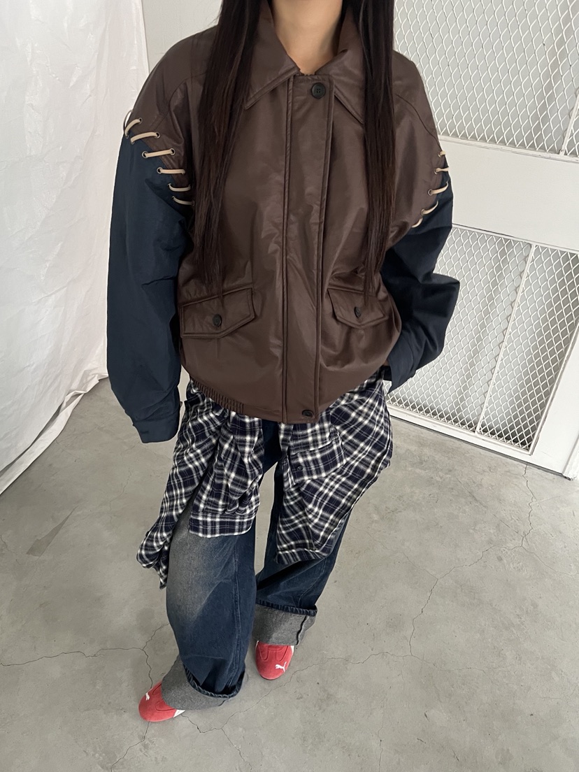 SUNDER MARKET東大門㊣代購女士新品真品25秋冬人氣熱賣夾克SUNDER MARKET夾克
