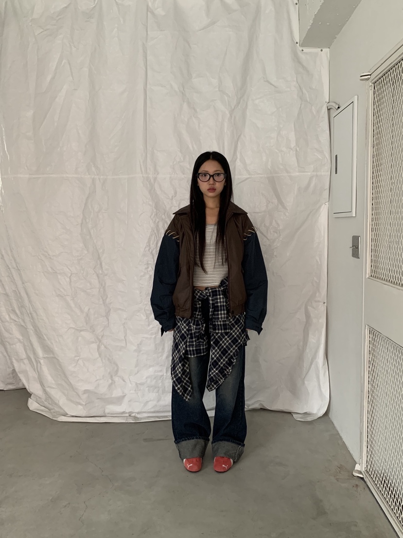 SUNDER MARKET東大門㊣代購女士新品真品25秋冬人氣熱賣夾克SUNDER MARKET夾克圖色1