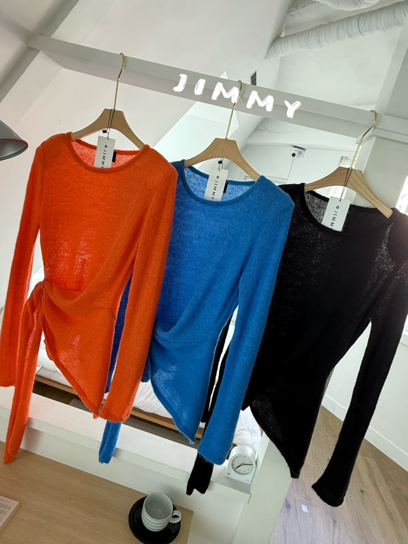 JIMMY東大門㊣實拍女裝新品休閑人氣25秋冬職業熱賣真品毛衣JIMMY/REMAKE毛衣