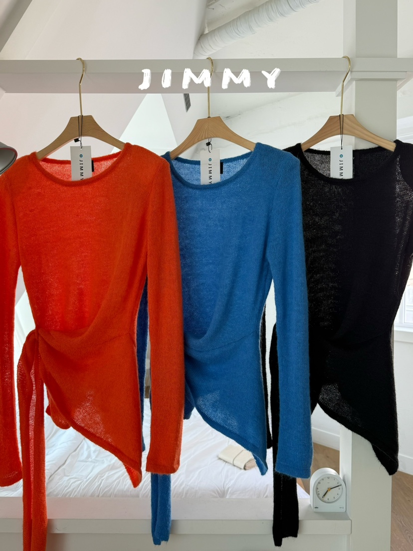 JIMMY東大門㊣實拍女裝新品休閑人氣25秋冬職業熱賣真品毛衣JIMMY/REMAKE毛衣