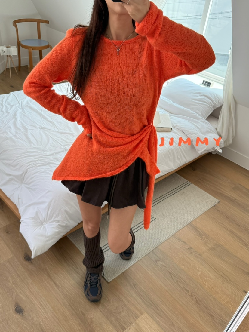 JIMMY東大門㊣實拍女裝新品休閑人氣25秋冬職業熱賣真品毛衣JIMMY/REMAKE毛衣