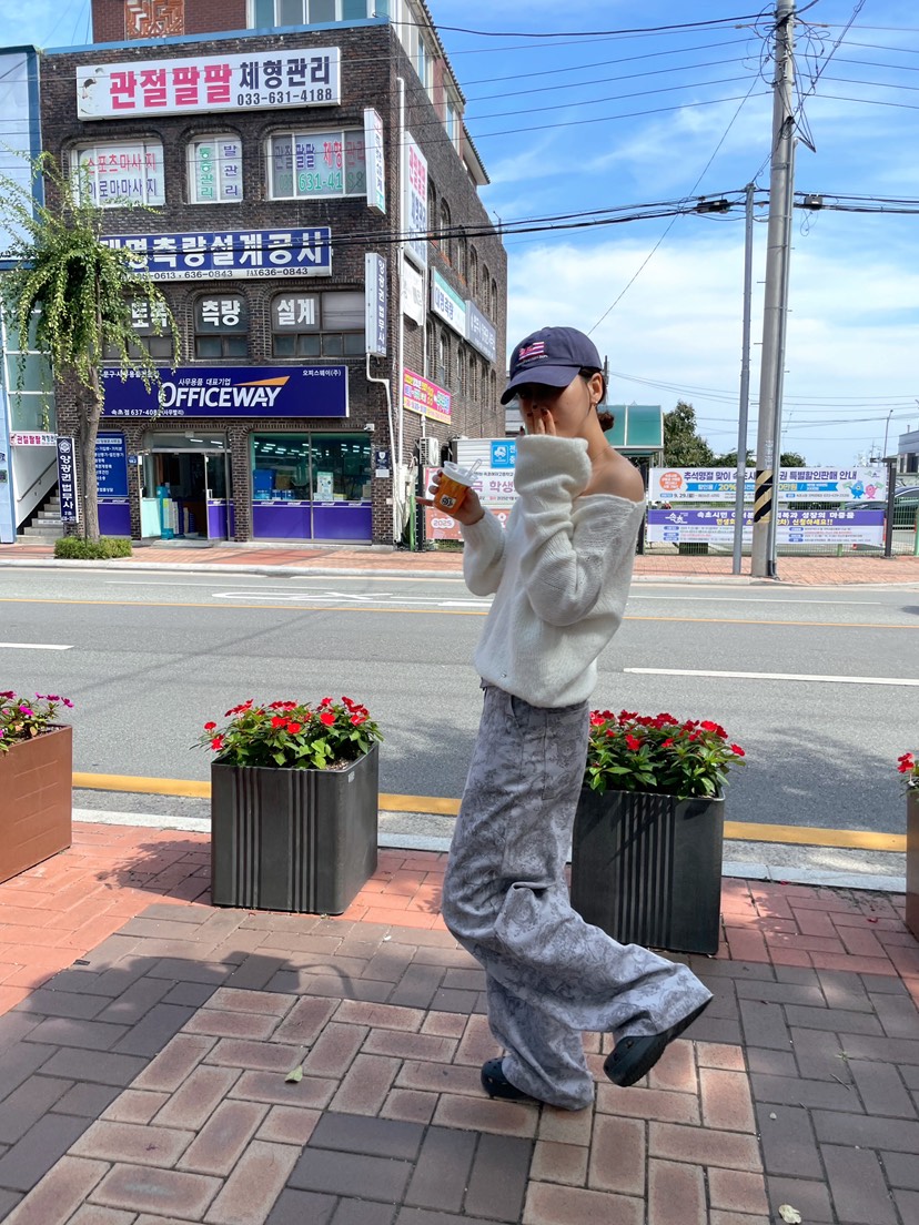 GLITTER韓國代購㊣女士新款人氣時尚推薦25秋冬熱賣休閑休閑褲GLITTER休閑褲
