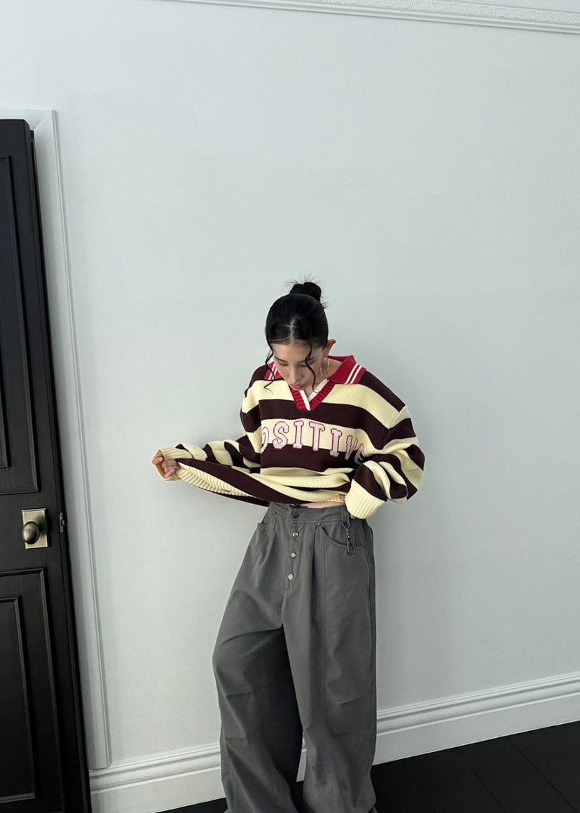 OURWAVE/OUR ROOM韓國直郵㊣女士新款人氣熱賣休閑針織衫Our Wave/Our Room針織衫