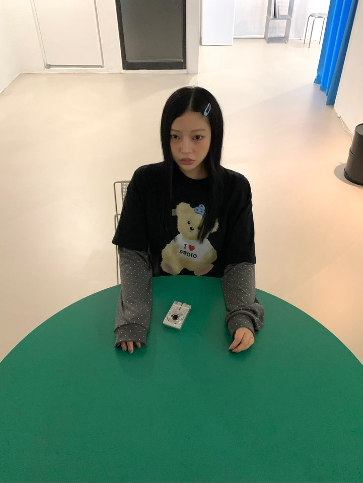 SEOLO韓國代購㊣女裝新款推薦職業時尚熱賣人氣長袖T恤泰迪熊Seolo seoul長袖T恤