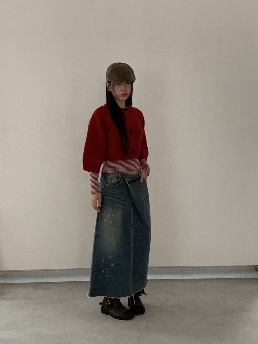 SUNDER MARKET韓國直郵㊣女士新款真品25秋冬人氣針織衫羊毛SUNDER MARKET針織衫