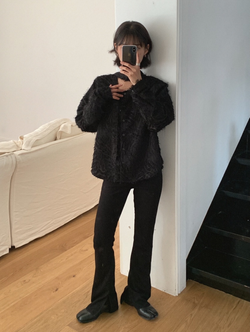 MOSMOS東大門㊣實拍女裝新品人氣25秋冬真品時尚襯衫蕾絲衫MOSMOS襯衫/蕾絲衫