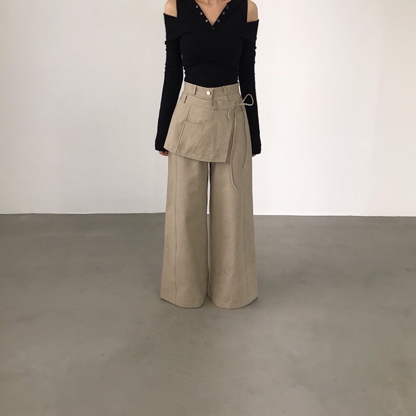 2TWO MOON東大門㊣代購女裝新品推薦職業25秋冬人氣熱賣裙褲2TWO MOON裙褲圖色1