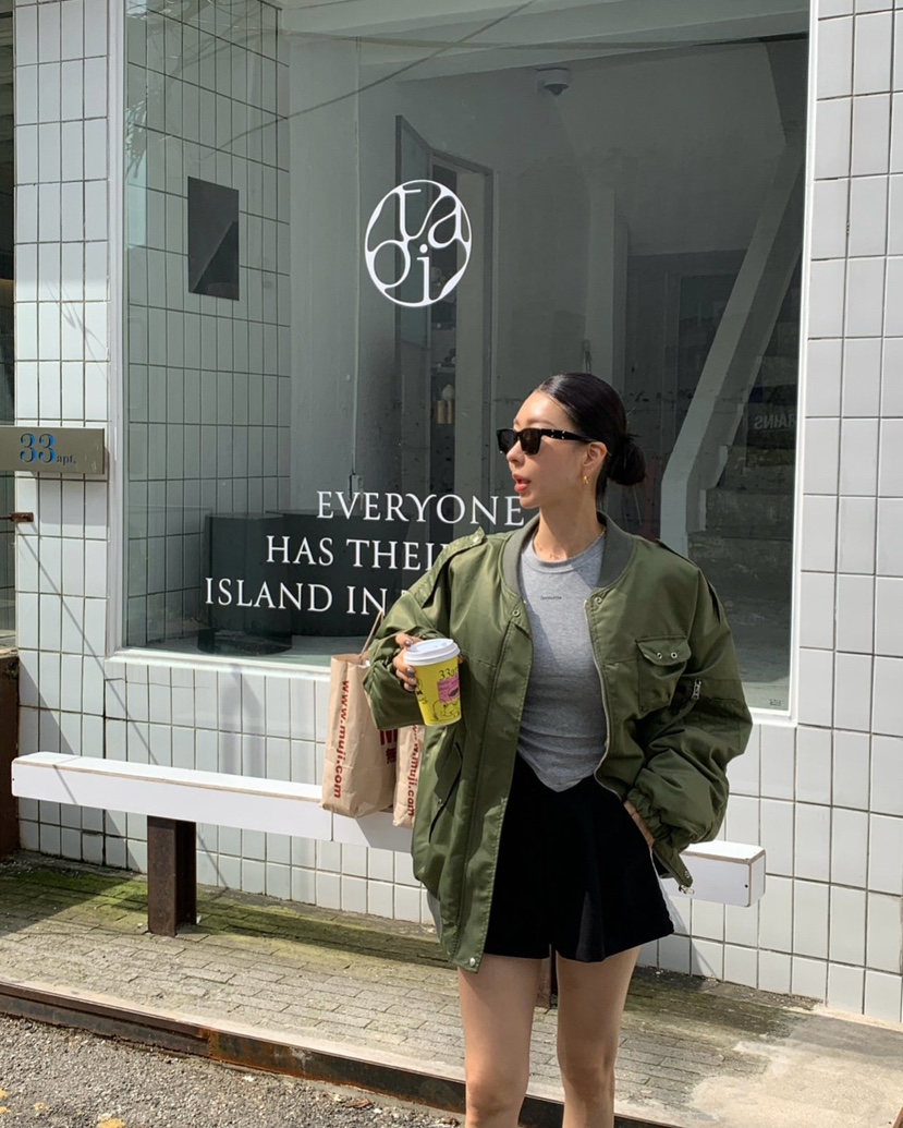 REVE CITE-L東大門㊣代購女裝新品熱賣休閑真品25秋冬夾克REVE CITE夾克